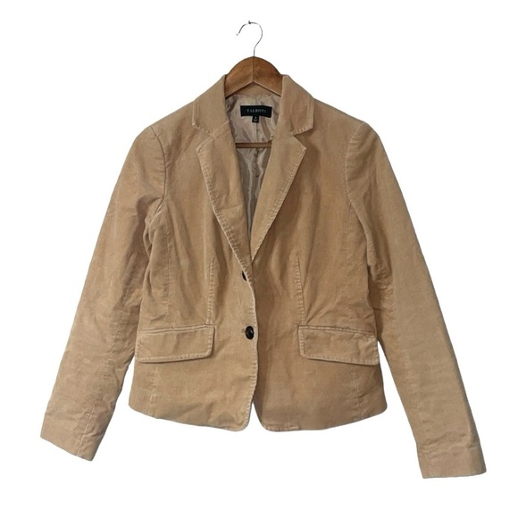 Talbots Jackets & Blazers - Talbots Tan Brown Corduroy Blazer Jacket Size 6